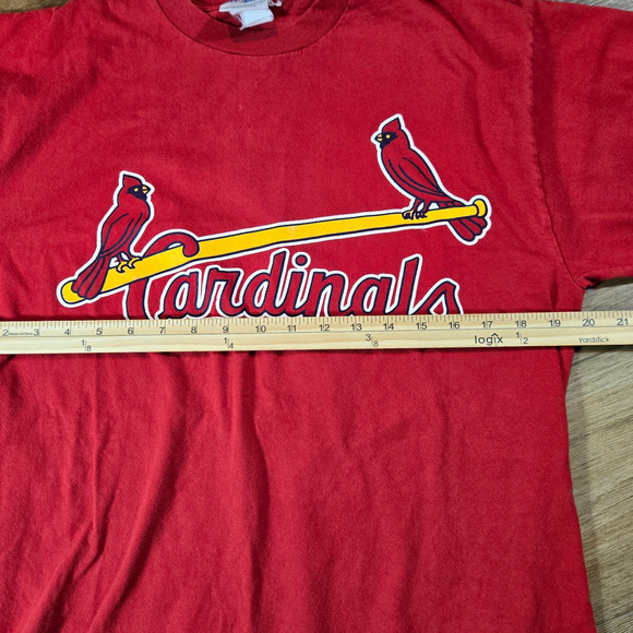 St Louis Cardinals Ron Gant #5 T-Shirt Mens L Vintage 1997 Chalk Line USA MLB - Picture 6 of 10
